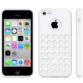 Чехол накладка Hollow Dot TPU Case для iPhone 5C (белый)